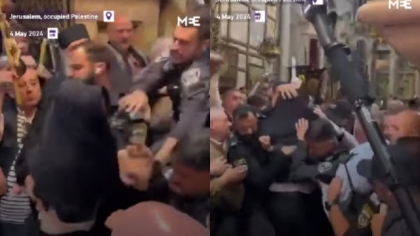 H ισραηλινή Αστυνομία συνέλαβε τον φρουρό του Έλληνα πρόξενου στην αφή του Αγίου Φωτός (vid)